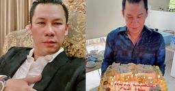 Chồng cũ Lệ Quyên khoe bánh kem sinh nhật toàn vàng miếng, đô la cả cọc