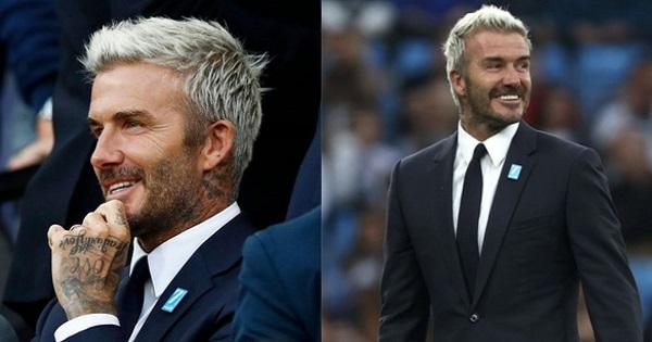 Ngoại hình quyến rũ của David Beckham lại làm náo loạn sân vận động