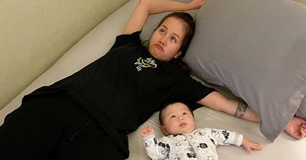 An Nguy đăng ảnh "lầy lội" nhân bé Bay 6 tháng tuổi nhưng nhìn chỉ thấy yêu