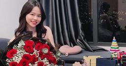 Tình cũ Quang Hải khoe nhan sắc xinh đẹp trong ngày sinh nhật, nhận toàn quà xịn