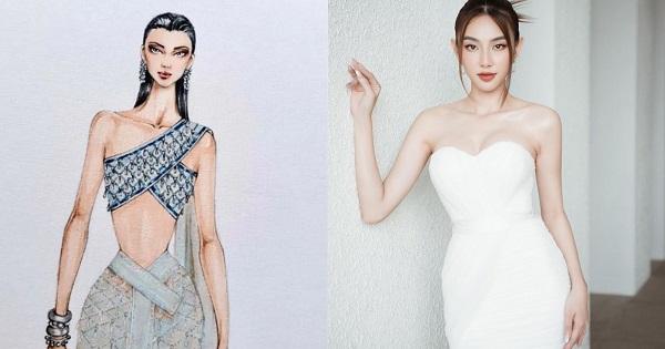 Cận cảnh chiếc váy Thùy Tiên sẽ diện tại Miss Grand International 2021