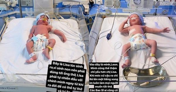 Hồ Ngọc Hà lần đầu tiết lộ chuyện sinh non hai con Lisa - Leon