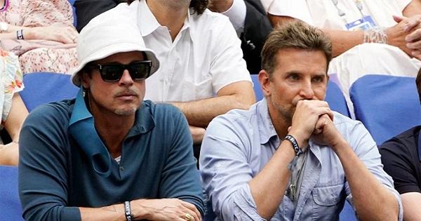 Trai độc thân U60 Brad Pitt bảnh bao đi xem tennis cùng Bradley Cooper