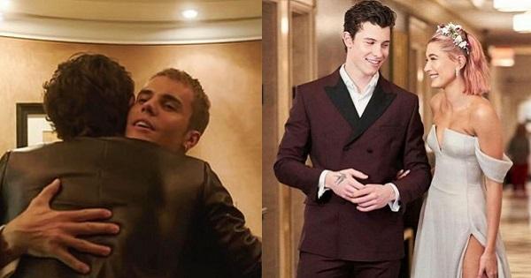 Justin Bieber hành xử lịch thiệp, ôm chào hỏi tình cũ của bà xã Hailey