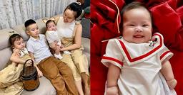 Vy Oanh lần đầu khoe rõ mặt con gái út, xinh xắn y như mẹ