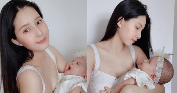 Thiên An khoe ảnh bế bé Sol đón Trung thu: Cái ngáp của Sol thành tâm điểm