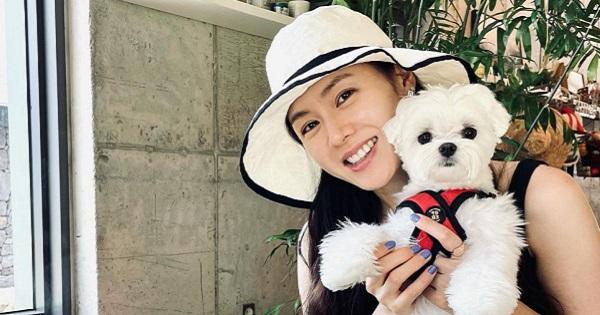 Son Ye Jin đăng ảnh bên cún cưng ngày Seoul vào thu