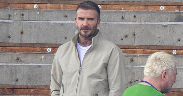 David Beckham bị chụp ảnh chất lượng thấp nhưng nhan sắc "chất lượng cao"