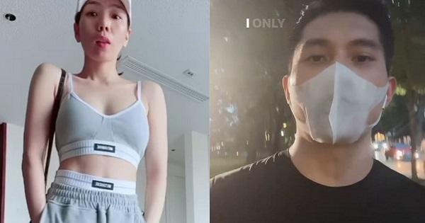 Lệ Quyên và Lâm Bảo Châu đi bộ ở Hồ Gươm, lộ vóc dáng thật chưa kịp sửa