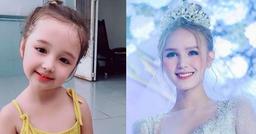 Bé gái lai Mỹ nổi tiếng vì vẻ ngoài xinh xắn giống hệt hot girl Xoài Non