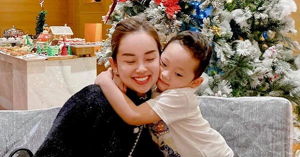 Ly Kute lâu lắm rồi mới đăng ảnh bé Khoai Tây, càng lớn càng giống bố