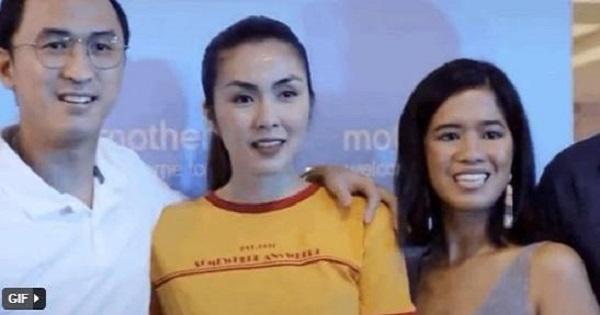 Hà Tăng mặc áo phông đi sự kiện, Louis Nguyễn giữ vai vợ không nhả tay