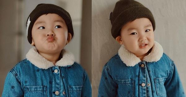 Con trai Hòa Minzy như sao nhí Hàn Quốc trong bộ ảnh "cậu bé ấm áp"