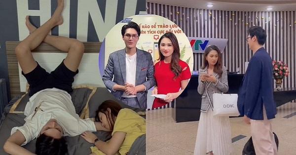 Cặp MC của VTV khoe chuyện tình hài hước sau ống kính