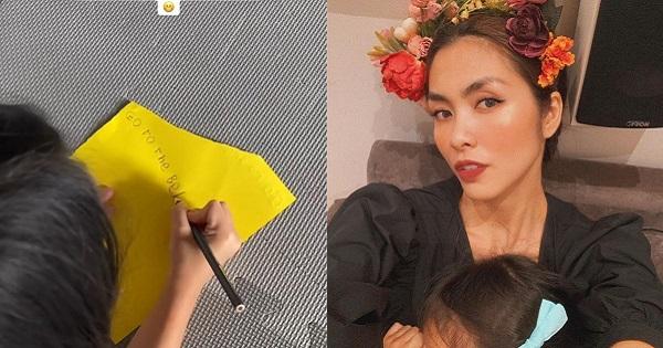 Con gái Hà Tăng hết cho kiến ăn đến viết thư gửi kiến, mẹ hào môn dạy con quá giỏi