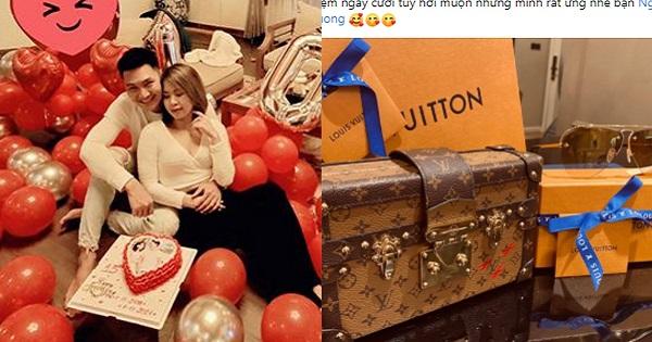 Chiều vợ như Mạnh Trường, Lan Phương mới nhắc khéo đã mua ngay quà trăm triệu