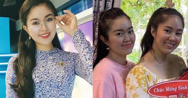 Ít ai biết Lê Phương có cô em gái cực xinh, là phát thanh viên truyền hình