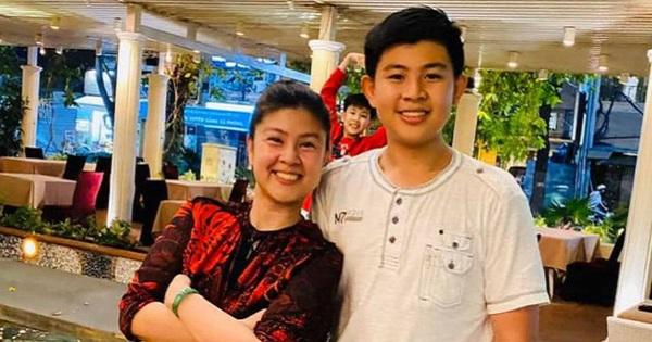 Con trai của Kim Thư và Phước Sang hiếm hoi lộ diện: 14 tuổi cao 1m76