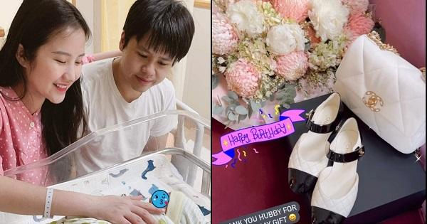 Sinh quý tử, Primmy Trương nhận quà đắt đỏ từ ông xã Phan Thành