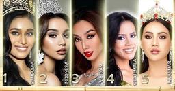 Thùy Tiên lọt top 3 những thí sinh được yêu thích nhất Miss Grand 2021