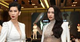 Hương Giang bị Xuân Lan "dằn mặt" tại họp báo: "Em cũng có hiền đâu Giang"