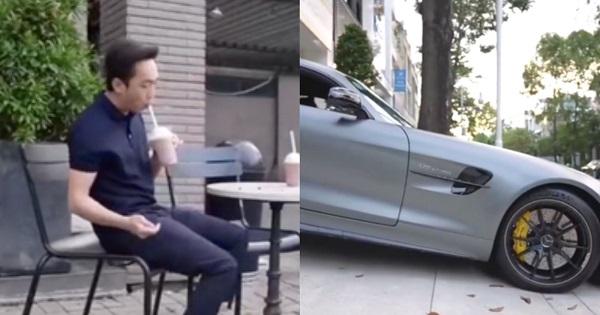 Cường Đô La đi xế hộp 11 tỷ cúi xuống nhặt 1 mẩu rác nhỏ bỏ vào thùng rác