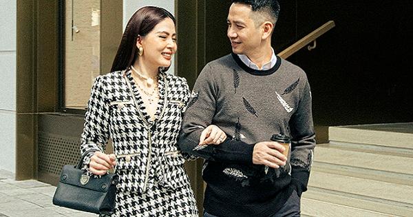 Ngọc Hiền "Gió nghịch mùa" và chồng Việt kiều 10 năm cưới vẫn nắm tay khi ra đường