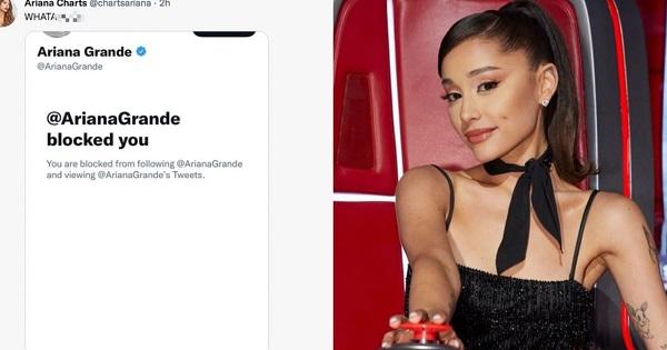 Bị nhóm fan lớn "sửa lưng" tại The Voice, Ariana Grande block thẳng tay