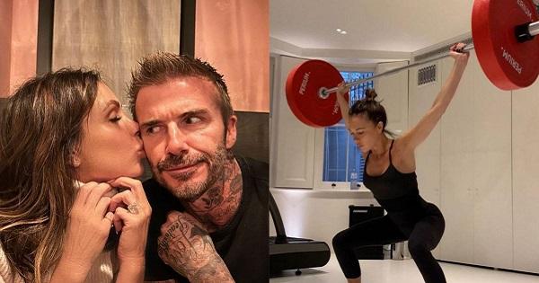 David Beckham tự hào khoe vóc dáng mơn mởn của vợ ở tuổi 47 trong phòng gym