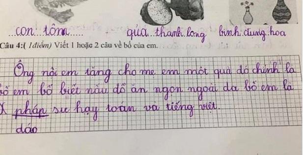 Netizen cười lăn với bài văn tả bố của bé gái dù ông bố đúng chuẩn "bố người ta"