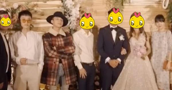 Lộ ảnh Hải Tú sánh đôi Sơn Tùng đi dự tiệc cưới, diện váy rộng chuẩn mẹ bầu