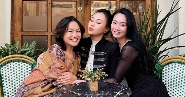 Phương Oanh rạng rỡ hội ngộ 2 bà mẹ "Hương vị tình thân", đẹp lên thấy rõ