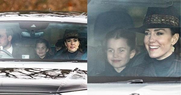 Cả nhà Công nương Kate đi lễ Giáng sinh, hình ảnh công chúa Charlotte khiến công chúng giật mình