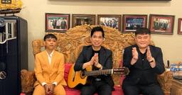 Hồ Văn Cường livestream ở nhà bầu Thụy, hát một bài gửi tặng mẹ nuôi Phi Nhung