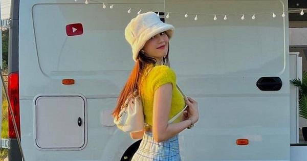 Ngọc Trinh cải trang thành gái 18, đi dã ngoại bằng "nhà di động" 2 tỷ