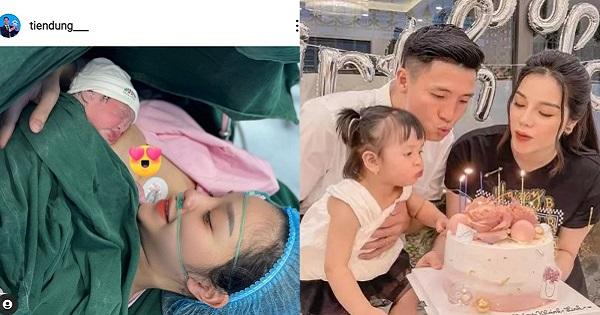 Bà xã Bùi Tiến Dũng hạ sinh con thứ 2 mà không có chồng bên cạnh