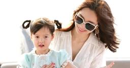 Hoa hậu Đặng Thu Thảo và con gái: Mẹ thần tiên tỷ tỷ, con gái hưởng trọn nét đẹp