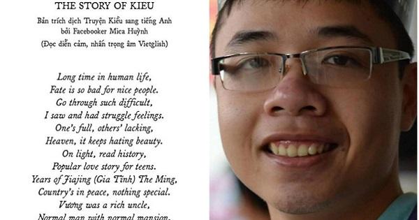 Anh kỹ sư phần mềm dịch Truyện Kiều sang tiếng Anh, giữ nguyên thể thơ lục bát