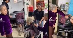 Cụ bà 91 tuổi đưa em gái 81 tuổi đi gội đầu ở tiệm: "Khi nào chị lại đưa em sang gội nữa nhé"