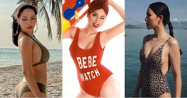 Ba cô vợ sao Việt sở hữu thân hình gợi cảm: Vợ Hoàng Bách 3 con vẫn nuột, vợ Khắc Việt cực quyến rũ