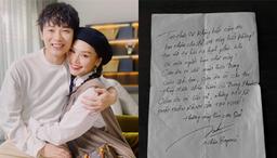 Trúc Nhân viết thư tay cảm ơn Miu Lê sau vụ trả cát xê 3 tỷ mà bạn không nhận