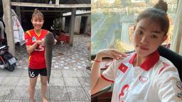 Hậu SEA Games, ngôi sao bóng đá nữ Chương Thị Kiều về quê lội bùn, bắt cá