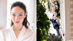 Đám hỏi Minh Hằng, chú rể rước dâu leo thang qua cửa sổ như Romeo và Juliet