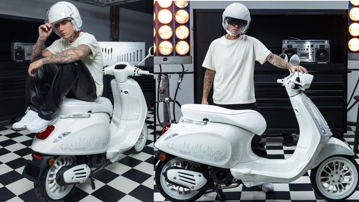 Xe Vespa do Justin Bieber thiết kế dự kiến giá trăm triệu, quà tặng kèm còn hấp dẫn hơn xe?