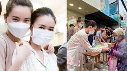 Lan Ngọc mặc đồ ngủ đi từ thiện, giản dị hay cẩu thả?