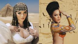 Lý Nhã Kỳ hóa Nữ hoàng Ai Cập, nhìn qua lại tưởng Katy Perry