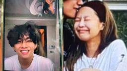 Jennie và V lộ thêm ảnh facetime, hôn trán và nắm tay tình tứ