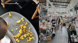 Quốc Khánh 2/9 của Tăng Thanh Hà: Dậy sớm chăm con, đi chợ nấu ăn cho đại gia đình