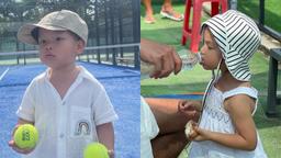 Leon - Lisa đi cổ vũ ba thi đấu tennis: Hò reo, phơi nắng đến khát khô vẫn nhiệt tình hơn cả fan