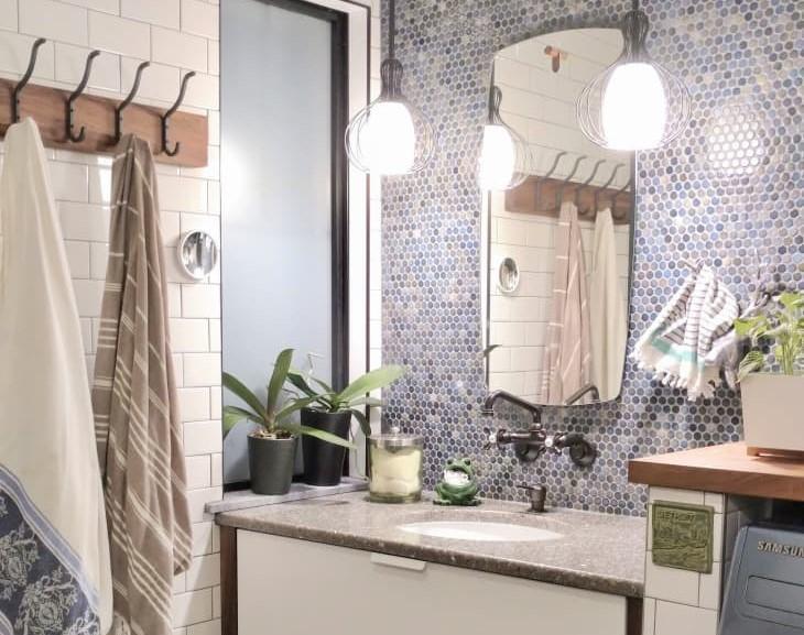 Phòng tắm xuống cấp trầm trọng trở nên sang chảnh sau cải tạo